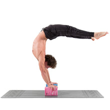 Base yoga Yoga Block - 1 or 2 pc set - Unique Strong/Firm/Lightweight EVA foam support block/brick.