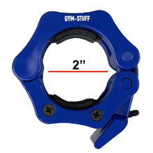 PROTONE a pair of 2"/ 5cm olympic barbell clamp collar with quick release for weight lifting.